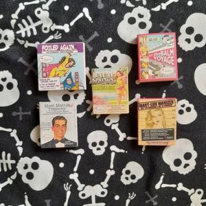 The balm eyeshadows singles and 1 blush